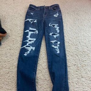 AE super high rise jeggings